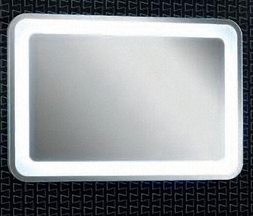 LANZET 7209312 Spiegelelement Rund 90x60 LED Sensorschalter