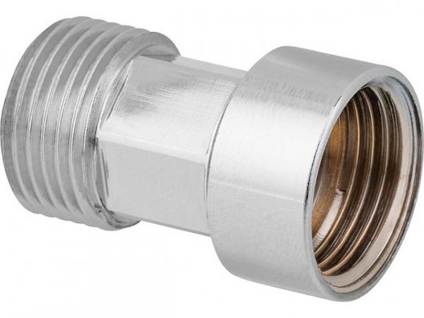 Verlängerung DN10 3/8" chrom 20mm, für Armaturenschläuche flachdichtend