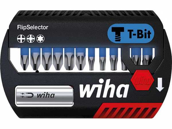 Bitset WIHA® T - Bit 13 - teilig Philips, Pozidriv und TORX®