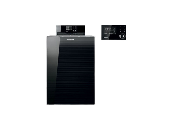 Buderus Öl-Brennwertkessel Logano plus KB195i-25 Paket Logaplus M 25 kW mit Logamatic RC310 Funkmodul MX400 BSS12 Kesselsicherheits-Set Adap