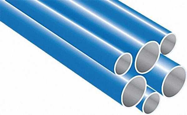 Aluminiumrohr, AD 28mm, ID 26mm Farbe: blau, Stangenware VPE = 10x3m = 30m