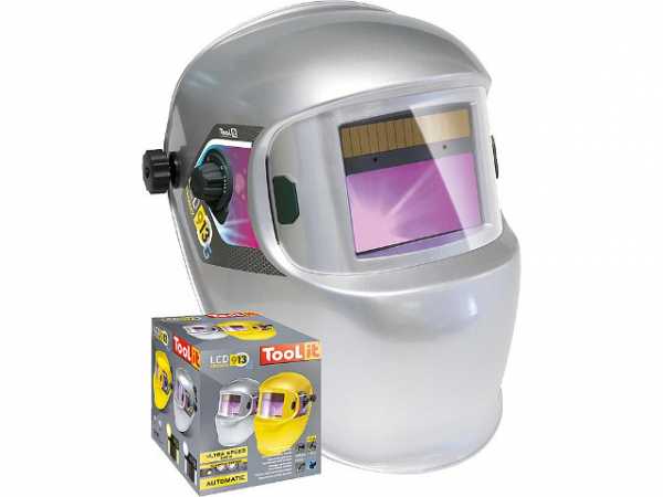 Schweißschutzhelm LCD Promax 9/13 G, silber