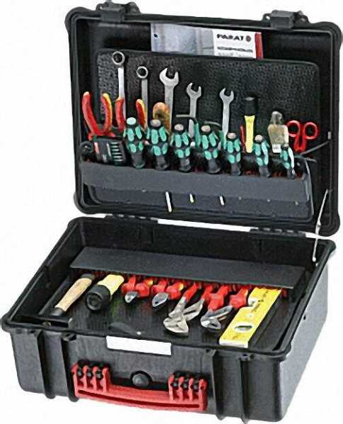 PARAPRO Werkzeugkoffer schwarz 408 x 370 x 205mm