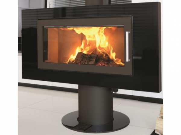 Buderus 80364328 Kaminofen Fire SL, 7,5 kW, Glas black / Stahl black
