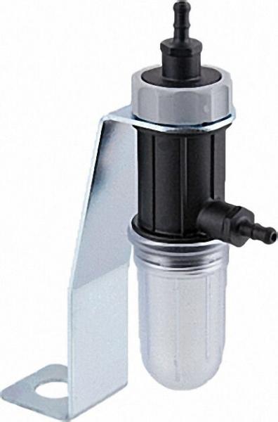 Flüssigkeitssperre mit Kondensatgefäß und Winkel Anschlüsse 4-6mm