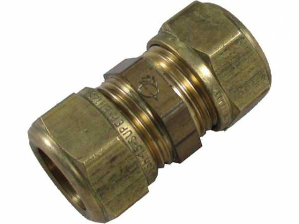 WOLF 2483594 Gerade Verschraubung, 15mm