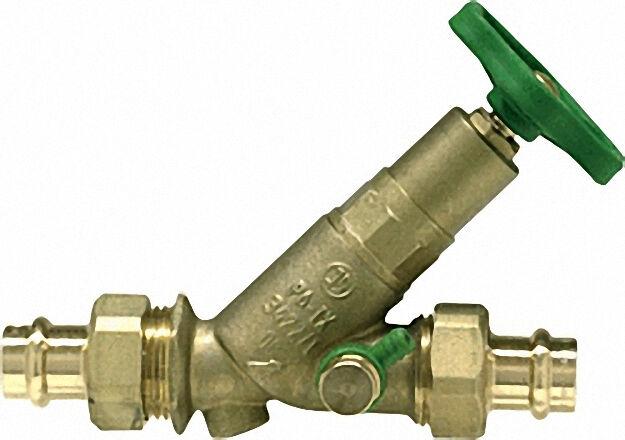 Schlösser Freistromventil mit Pressverschraubung-Viega DN 20/22mm nich Schlösser Freistromventil mit Pressverschraubung-Viega DN 20/22mm nich