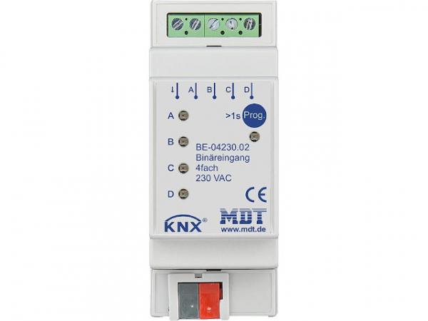 Reiheneinbaugerät MDT 4-fach Binäreingang Eingang 230V AC/DC