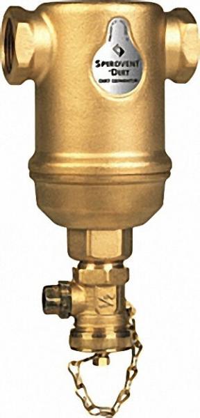 SPIROTECH Schlammabscheider Spirotrap Schlamm 1'' waagrechten Einbau!