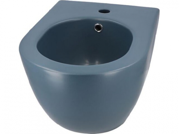 Wand-Bidet Elanda aus Keramik, Blue Royal matt