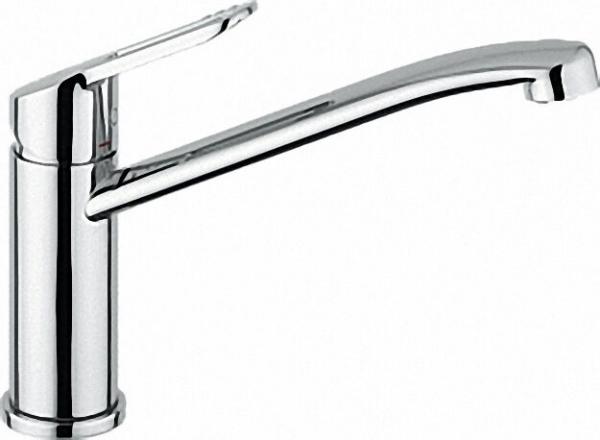 EH-Spültischmischer New Road kalkl. Perl. M22x1, schwenkb. Körper Ausladung 203mm, Auslaufhöhe 155mm