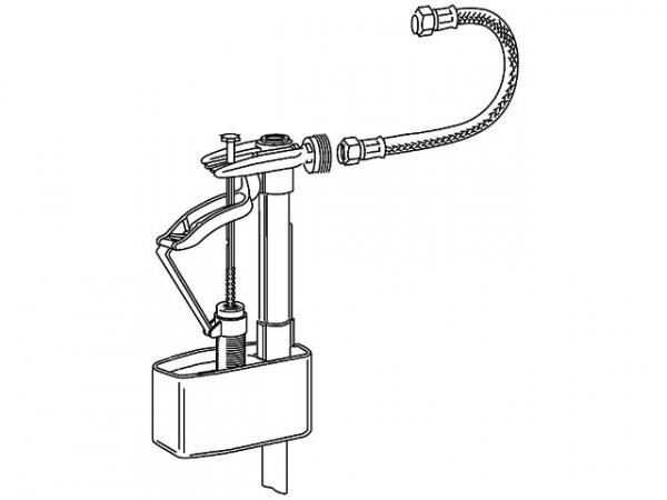 Füllventil-Set mit Inhalt: Füllventilhalter,Füllventil, Panzerschlauch