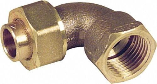 Rotgußlötfittings 4096g Winkelverschraubung 90° konisch dichtend 22-R 1'' i/i