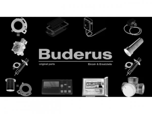 Buderus 63023647 Kugelhahn G1 kpl VL m Sperrventil everp