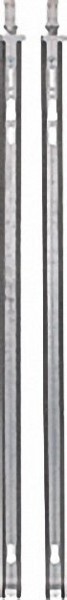 Wandkonsolen-Set für Bauhöhe 900mm - mit Schraub. +Dübel, 2xKon- sole, 2xDüb. 10mm, 2xSchraub. 8x70m