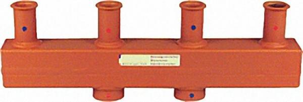 MAGRA Kesselverteiler-Ovalflansch Typ 60-12, 5 Oval-Flansch mit zwei Heizgruppen