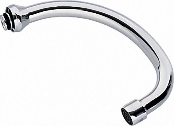 GROHE Auslauf Ausladung=140mm, Auslaufhöhe=95mm, Höhe=155mm Außengewinde 22x1