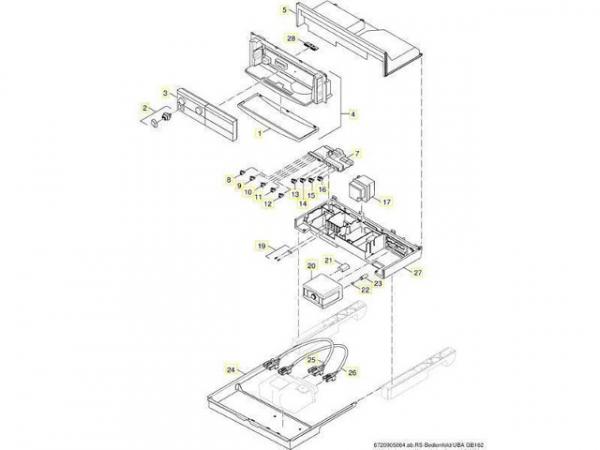 Buderus 7101496 Schublade (EMS-Module) GB162