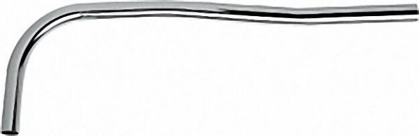 Spülrohr Messing verchromt 45mm gekröpft für Druckspüler 3/4'' Durchmesser 26mm x 700mm lang