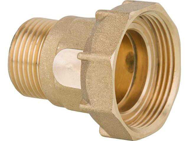 Anschlussverschraubung Messing 11/2'IG x 1'AG flachdichtend für Pumpen Anschlussverschraubung Messing 11/2'IG x 1'AG flachdichtend für Pumpen