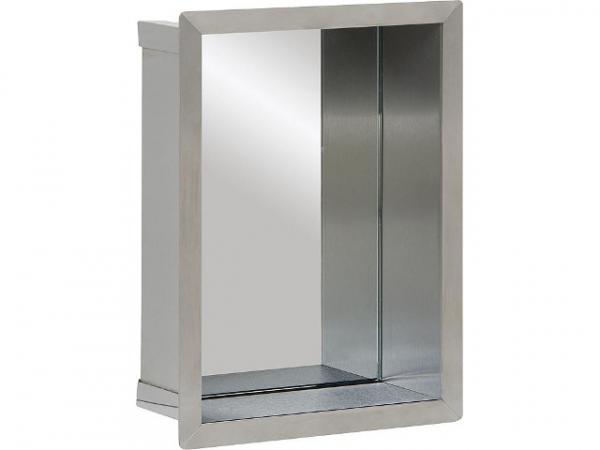 Wandnische Edelstahl Spiegelruckwand Tiefe 100 Mm Bxh 235x325 Mm Bad Edelstahl Wandeinbaunische