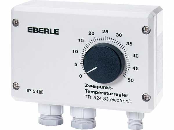 EBERLE Temperaturregler Typ TR 524 83 0 . . ,50°C