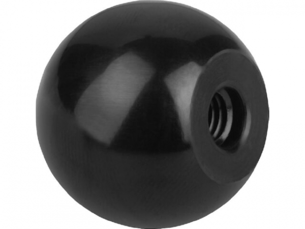 Kugelknopf Kipp mit Kunststoff- gewinde, Innengewinde M 5, Form C, Durchmesser 20mm