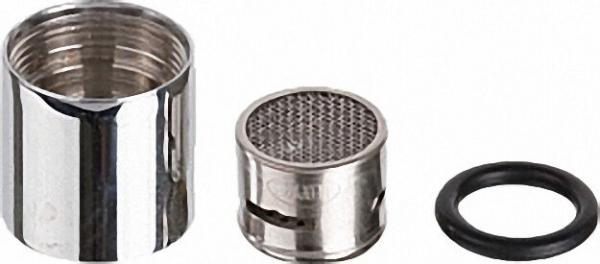 Design-Strahlregler mit Sondergewinde M18 x 1 IG, D = 20,0mm x L=19,5mm