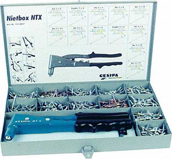 Nietbox Maße: 340 X 205 X 40mm