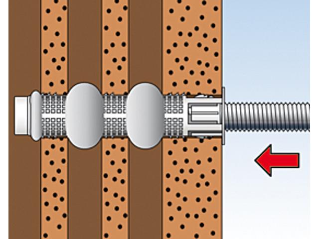 Fischer Schwerlast Befestigungsset M12x160 Verbundmörtel + 4 Gewindestange  + 4 Siebhülse + Bürste