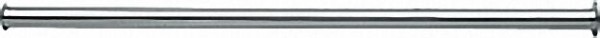 Kupferrohr verchromt 3/8'' Bördel x 1/2'' Bördel 10mm x 500mm
