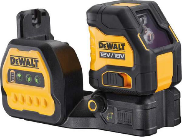 Akku-Kreuzlinienlaser DeWALT 12/18V DCE088NG18-XJ, grün, ohne Akkus und Ladegerät