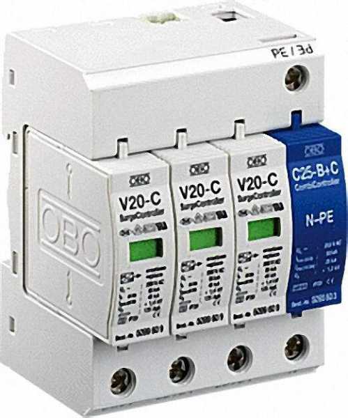 OBO Überspannungsableiter V 20-C/3+NPE-280 280 V, 3+NPE, 1 Stück