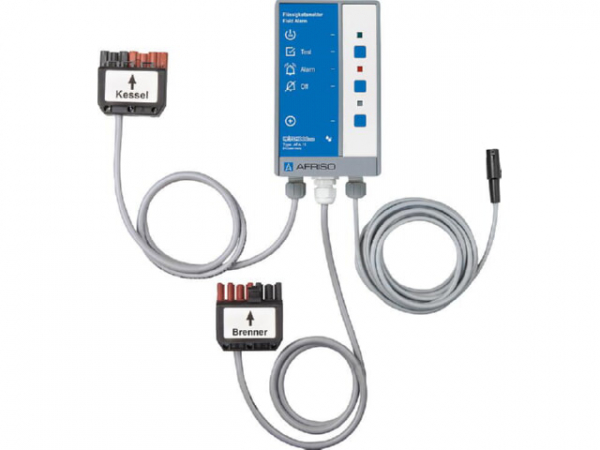 Flüssigkeits-Warnmelder AFA 11 BAS 230 V, mit Brenneranschluss-Set