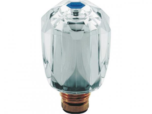 Oberteil Grohe 45951 mit Brillant Griff,Markierung blau, 1/2',chrom