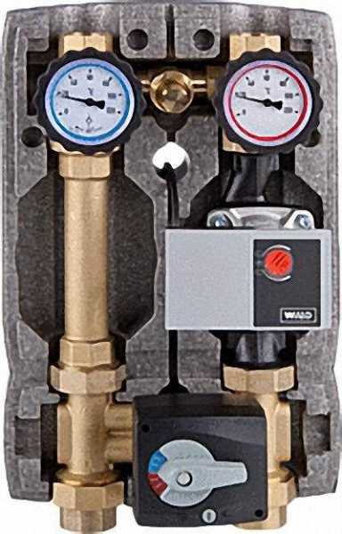 Heizkreisset Easyflow DN25 R1'' mit Isolierung 4-Wege- Mischer und Überströmventil