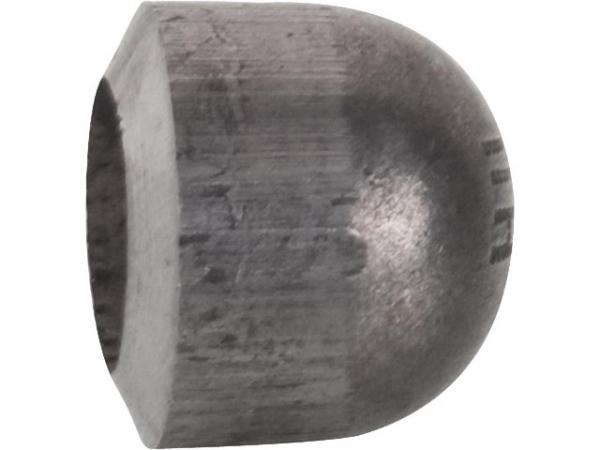 Schweißfitting schwarz Klöpperboden V-Kante 168,3mm DN150 (6")