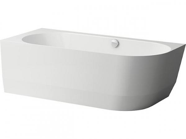 Laufen Pro Raumspar-Badewanne Marbond Eckversion links BxHxT: 1800x590x800mm, weiß