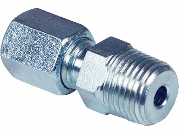 Schneidring - Verschraubung GEV 6mmxR 1/4'' NPT