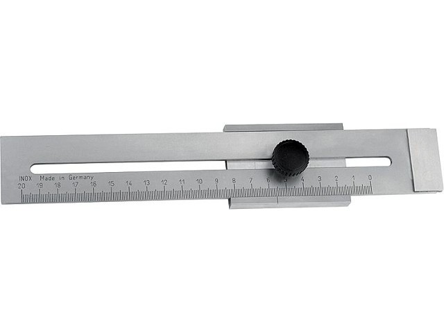 300mm Streichmaß Edelstahl Anschlaglineal Messwerkzeug Streichmaß Anreißlineal 