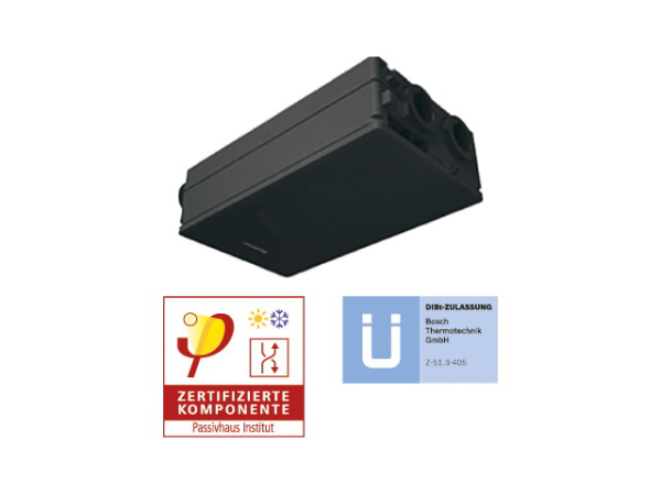 Buderus Logavent HRV156-120 K 165m³/h optional WLAN Wärmerückgewinnung Deckenmontage 7739621504