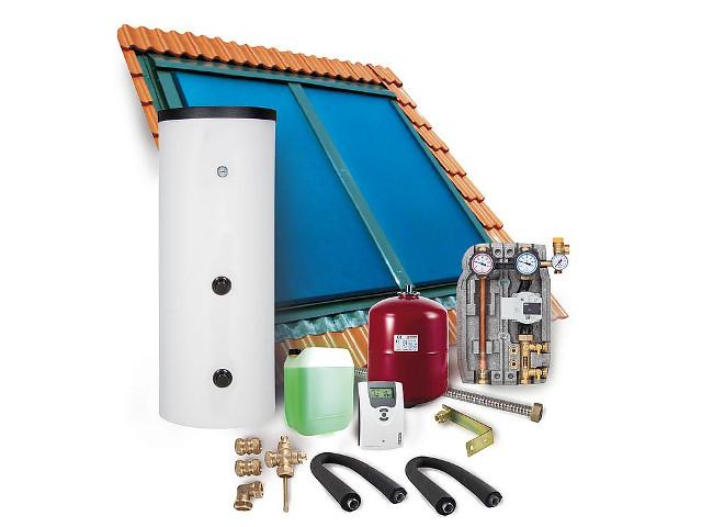 Solarpaket SX 2.0 Indachmontage 10,10m² mit Solarspeicher 500L Solarpaket SX 2.0 Indachmontage 10,10m² mit Solarspeicher 500L