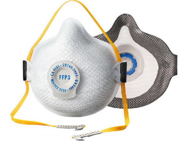 Atemschutzmaske FFP3 R D mit Dichtlippe und Klimaventil,Air Seal VPE 8 Stück