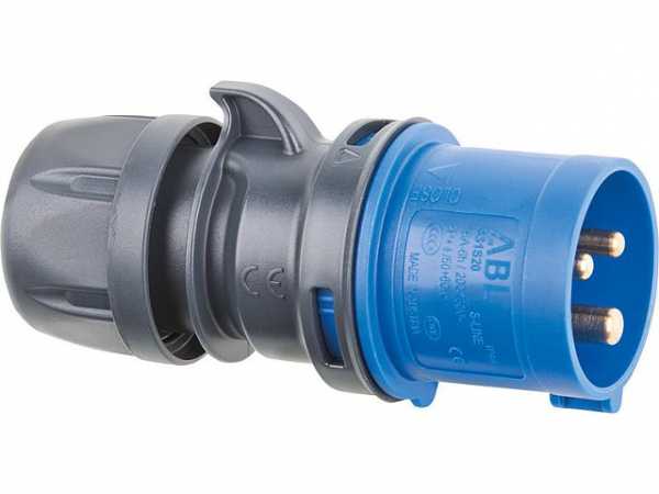 CEE-Stecker 230 V blau/grau