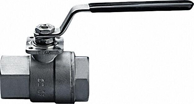 Gas-kugelhahn Edelstahl 3/4'' IG/IG PN100 DVGW Gas-kugelhahn Edelstahl 3/4'' IG/IG PN100 DVGW