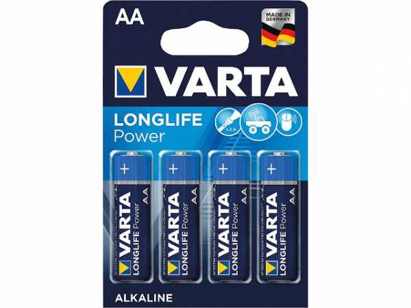 VARTA High Energy Batterien V 4906 Blister B4, Mignon 1,5V LR06, VPE 4 Stück