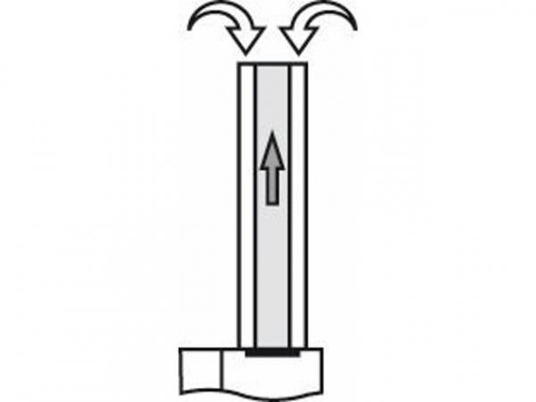 Buderus 7719003660 Grundbausatz DO schwarz, konzentrisch,