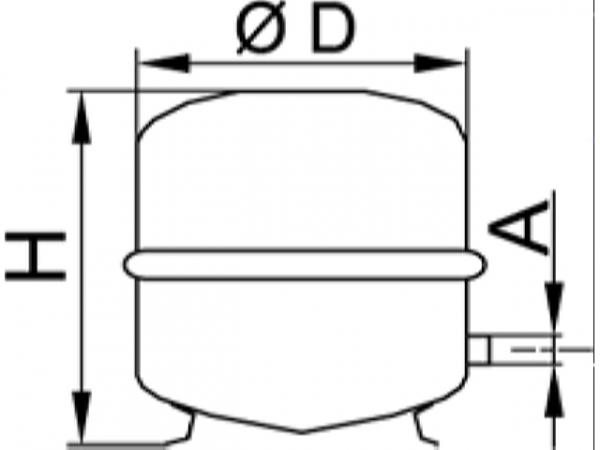 VIESSMANN 9572910 Membran-Druckausdehnungsgefäss 400L, Typ N400, silber