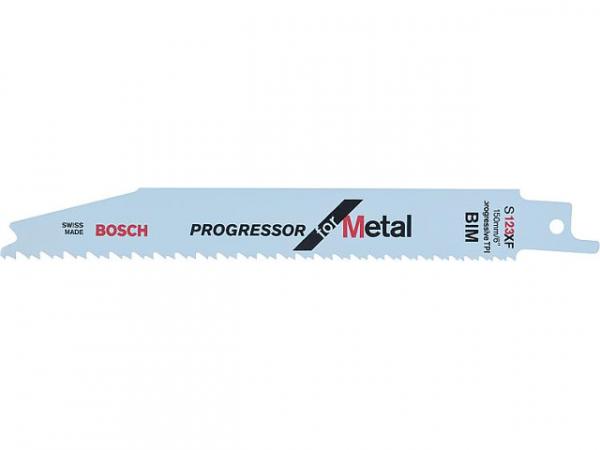 Säbelsägeblätter BOSCH S123XF Länge 150mm für Metall, VPE 5 Stück