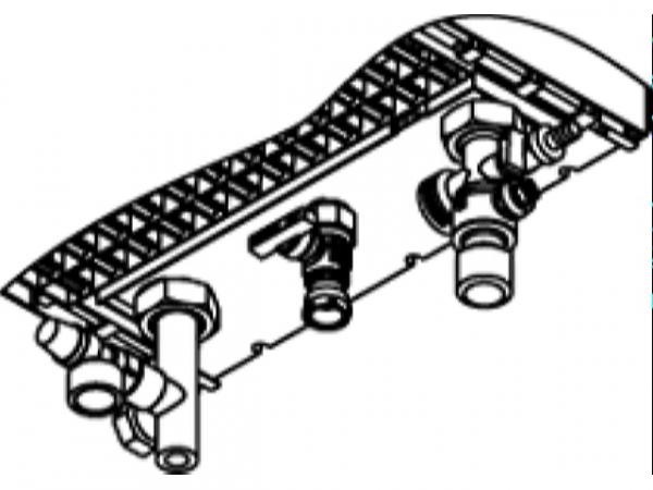 VIESSMANN 7245738 Anschluss-Set Heizkreis, ohne Umwälzpumpe